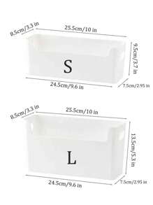 1 Stück minimalistischer wandmontierter einfarbiger Aufbewahrungskasten, multifunktionaler Organizer für Schranktüren/Kleiderschrank-Innenseiten, Bad/Toilette Kleinteile Halter