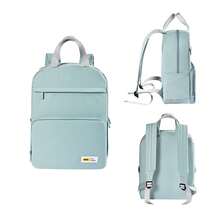 Simple Fashion Foldable Backpack Multifunctional Backpack With Large Capacity, Multiple Pockets, Preppy Style Bagpack, Suitable For College Students And Travelling, Stylish And Versatile, Back To School Supplies - Multicolor - View 3
