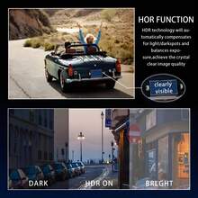 1080P Dual Lens Car Dash Cam, Front And Rear Dual Camera, Car Driving Video Recorder With Infrared Night Vision, Loop Recording, Wide Angle Dashboard Camera, 3.16" IPS Screen, With 32GB Card Optional - 彩色 - 查看 7