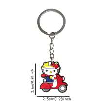 Sanrio 20 Stück/Set PVC Sanrio Schlüsselanhänger, süße Cartoon Schlüsselanhänger, Partygeschenke, Geschenktüten, Füllmaterial, Geburtstags Party Zubehör Autoaccessoires Taschenanhänger Schule