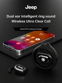 Fones de ouvido Jeep JP EC023 TWS à prova d'água de alta fidelidade HD para chamadas esportivas, fones de ouvido para jogos com redução de ruído e microfone