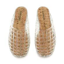 FRAN WILLOR Shoes For Women Slip On Jelly Mesh Slides Comfortable Closed Toe Flats Sandals Summer Beach Slippers - 無色 - 查看 6