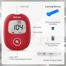 (Without Monitor)Sinocare AQ 100 Test Strips And 100 Lancets - 100pcs Test Strips - View 6