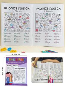 220 Sight Words Workbook For Kids,32Pages Thickened A4 Paper Word Puzzle Game,Read And Find Phonics Workbook,Suitable For Outdoor Travel Learning, Home Study Homework,School Teaching Tools,Cultivating Children's Interest In Learning,Improving Learning Ability,Easy Reading And Writing,And Enhancing Spelling Accuracy,Brain Games,A Child's Gift