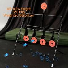 Shooting Target Metal Reset Rotary Shooting Target Metal Wind Chime Target Swing Target