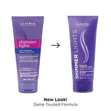 Clairol Professional Shimmer Lights Violet Toning Mask For Neutralizing Brassy Tones With Refreshing Blonde Hair Results - White - View 3