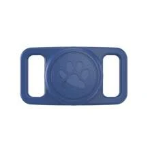 Cute Cat Paw Pattern Pet Apple AirTag Protective Case With Cover, Apple GPS Locator Pet Collar Silicone Tag Protector Shell