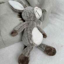 Almohada de peluche de 12 pulgadas con burro, juguete de peluche lindo, regalo para el Día de la Madre, cumpleaños de amigos, regalo de Navidad, regalo de cumpleaños con estilo navideño, juguete de peluche navideño, juguetes esponjosos, peluche de gaviota, animales de peluche, osito de peluche, oso de peluche navideño, burro, juguetes