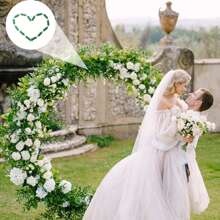 14pcs Set Green Flower Mud Wedding Garland Oasis Floral Arch Foam Blocks Fresh Flower Cut Foams Base Garden Florist Diy Flower Arrangement Foams Mud Base Wedding Party Decor Accessories