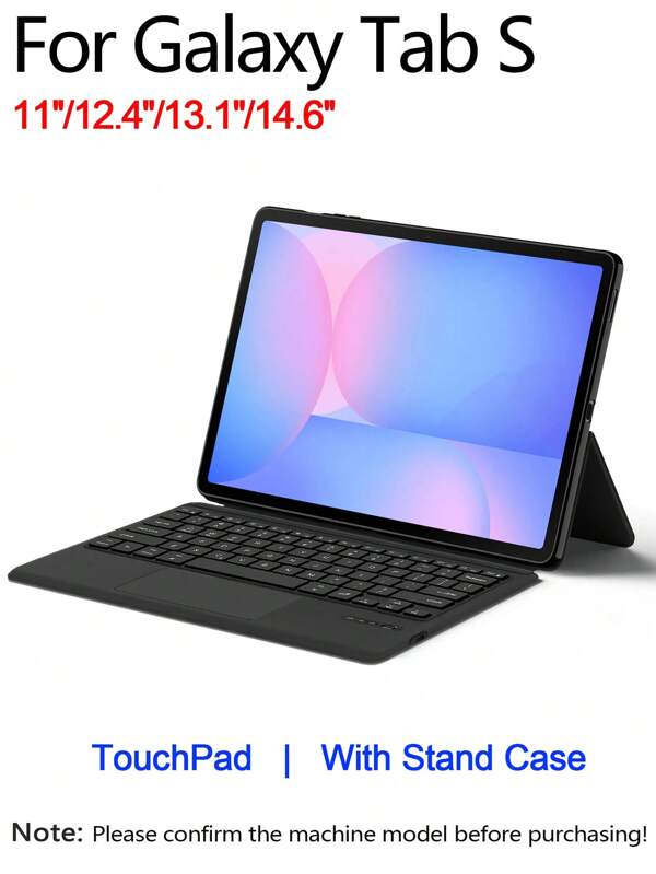 Smart Keyboard Case Compatible With Galaxy Tab S10 FE 10.9 Inch Tablet Cover Case For X520 X526B TrackPad Touch Wireless Keyboard With Stand Case