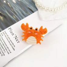1 pièce/Lot de 8 pièces Mignons mini clips pour cheveux thème océan, clips à pince de homard, clips à cheveux dauphin de dessin animé, accessoires décoratifs pour les cheveux Pinces à mâchoires pour femmes