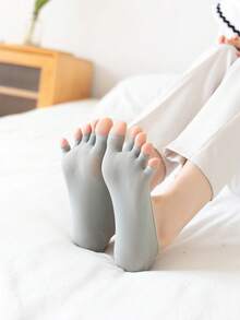 1 Pair Fashionable Daily Casual - Comfortable, Elegant, Charming, Minimalist, Breathable Moisture-Wicking Soft Fabric Open Toe Ankle Socks, Suitable For Spring/Summer/Autumn, For Valentine's Day & Mother's Day Gifts - Multicolor - View 8