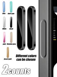 2 pezzi Protezione scorrevole in metallo per pulsante fotocamera compatibile con 16/Plus/Pro/Max, anti-graffio, con allineamento automatico, supporta la cattura touch laterale, disponibile in più colori