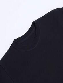 Camiseta de verano Born to Play Drums, cuello redondo, 100% algodón, camiseta de manga corta para mujeres y hombres, camiseta familiar, regalo divertido, ajuste regular, tela cómoda y elástica, camisetas de algodón para todas las estaciones - Negro - Ver 5