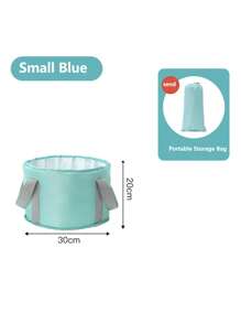 1 pezzo Bacinella portatile e pieghevole per il bagno dei piedi, secchio per il bagno dei piedi pieghevole, portatile e isolato per l'uso domestico, borsa multifunzionale per il bagno dei piedi - rilassa e rinfreschi i tuoi piedi ovunque e in qualsiasi momento per donne e uomini