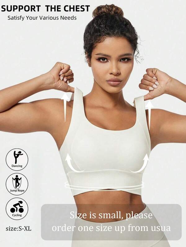 Yoga Tank Tops Breathable Sports Bra With Shockproof And Gathered Function Giving You A Beautiful Back Shape Workout Tank Gym Top