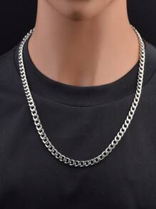 Men Minimalist Chain Necklace, For Jewelry Gift And Party