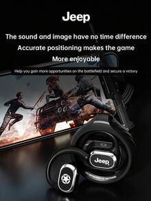 Fones de ouvido Jeep JP EC023 TWS à prova d'água de alta fidelidade HD para chamadas esportivas, fones de ouvido para jogos com redução de ruído e microfone