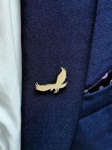 1 件男士不锈钢小鹰/猛禽胸针，时尚百搭简约设计围巾夹，适合日常佩戴，父亲节礼物学校办公室配饰衬衫夹克珠宝万圣节秋冬配饰，适合青少年、青年、男士、休闲、户外、运动、度假、毕业礼物、生日、日常穿着衣服别针有趣可爱的教师礼物 00 服装配饰包饰 - 胸針 - 查看 2