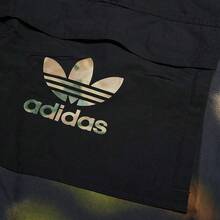 Adidas Men's Loose Fit Half Zip Up Casual Sports Jacket, Spring/Autumn GN1875 - /Multicolor/Black - View 3