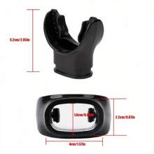 Bocal de Silicone Premium - Confortável e Durável, Adequado para Mergulho com Snorkel, Disponível em Várias Cores