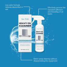 Multi-Purpose Heavy Duty Foam Cleaner, Removes Kitchen Grease & Oil Stains, Protects Cookware
