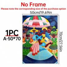 1 Pezzo Arte brasiliana, Dipinto del Brasile, Dipinto di paesaggio, Arte murale stampabile, Download istantaneo, Tela del Sud America, Decorazione per la casa, cartellone per la stanza, Arte murale su tela, Cornice opzionale, Oggetti per la decorazione della stanza, Decorazione per il soggiorno.