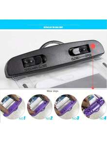 1pc Waterproof Phone Bag, 3D Design, Thick Protective Case, Clear Plastic Dry Bag, Suitable For Smartphones Under 6.8 Inches, With Neck Strap, Great For Beach, Cruise And Travel - Multicolor - View 6