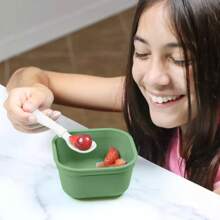 Re-12oz Square Bowl - Sage
