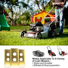 9/18/30 pièces Ensemble de lames de rechange en titane pour tondeuse robot Worx Landroid, en acier inoxydable avec 9/18/30 vis