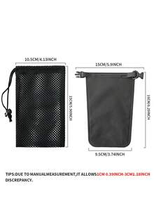 Túi đựng xà phòng du lịch di động, Vỏ chống thấm nước, chống rò rỉ, Túi đựng xà phòng tiêu chuẩn khô nhanh, Dùng cho các vật dụng cần thiết khi đi cắm trại, Tắm ngoài trời, Hộp đựng - Nhiều màu - Xem 3