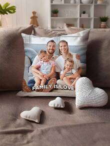 Customized Children's Pillow Case - Double-Sided Printed, Personalized With Photo/Text/Name, Decorative Throw Pillow Cover, Personalized Cushion Cover, Ideal Children's Gift And Birthday Gift - Multicolor - View 5