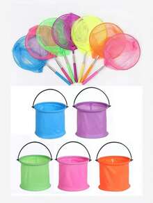 1件/5件不锈钢伸缩渔网、防虫网、户外水桶过滤器 - 彩色 - 查看 8