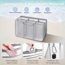 Beach Tote Organizer Insert – Lightweight Mesh Storage Divider For XL  Accessories, Sandproof Compartments