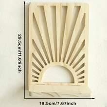 1 件房间架子 - 实木，适合放置书籍、装饰