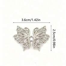 1/2/3/4对多色可调节蝴蝶腰带扣,可拆卸无缝,可改变牛仔裤腰围尺寸,无需缝制腰带扣腰部配饰,母亲节 - 彩色 - 查看 12