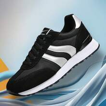 AoPlus Botas de senderismo resistentes al deslizamiento para hombres, zapatillas para correr por senderos resistentes al desgaste e impermeables, zapatillas multifuncionales para trekking de montaña - Negro - Ver 2