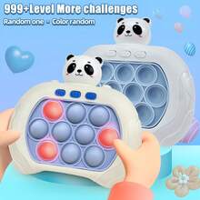 1 件推挤弹出泡泡玩具游戏 - 快速推挤泡泡游戏,卡通打地鼠挤压感官弹出玩具,可缓解压力,是送给儿童和成人的绝佳礼物,适合全家人的多人趣味游戏,电池供电(不含电池),适合万圣节/感恩节/圣诞节派对,学校用品(颜色和盒子随机) - 彩色 - 查看 18