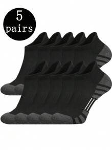 1 Par/5 Pares/10 Pares/15 Pares/20 Pares Meias Masculinas Cano Médio, Meias Unissex Adequadas para Uso Diário, Absorventes de Umidade, Resistentes a Odores, Respiráveis para Corrida, Fitness, Basquete, Ciclismo no Verão
