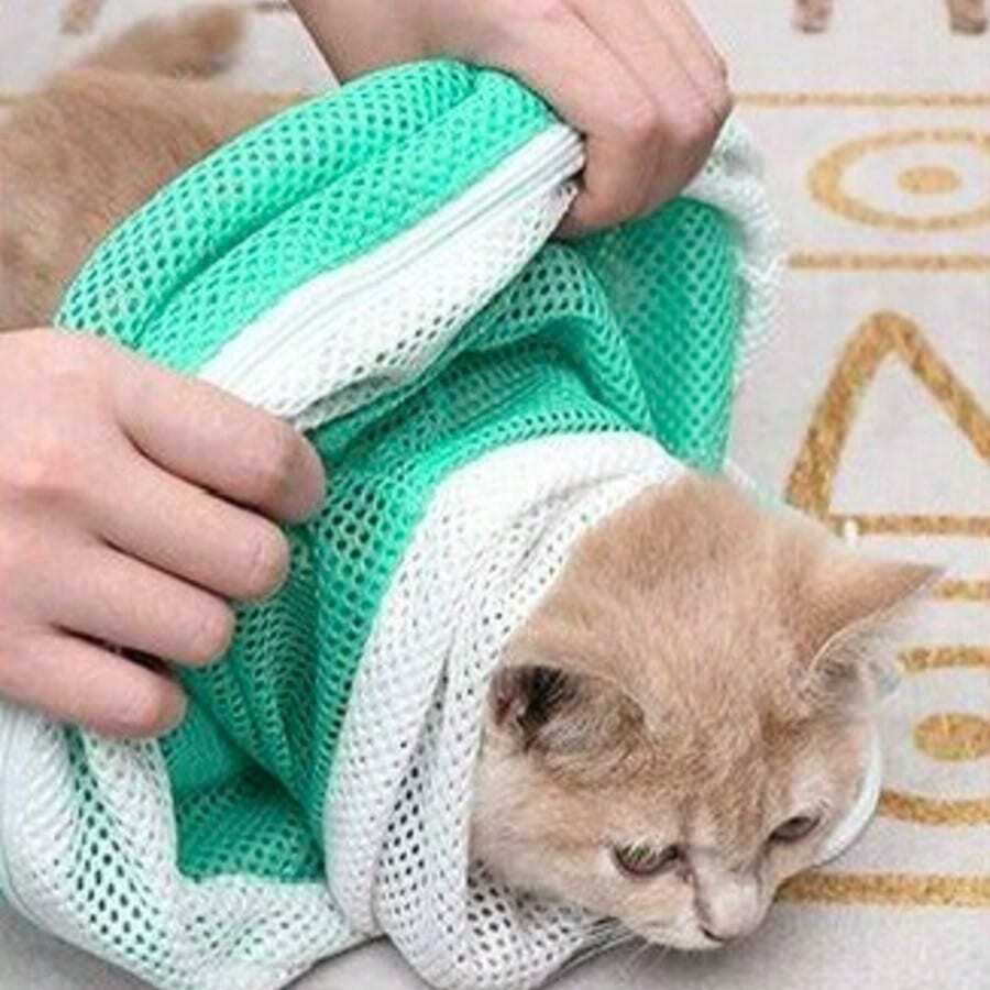 猫咪美容包，猫咪洗澡包，宠物美容工具，宠物用品 - 彩色 - 查看 1