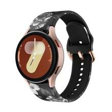 Sport Band Compatible With Galaxy Watch 7 Band 40mm 44mm,No Gap Soft Silicone Strap Compatible With Galaxy Watch 6 5 4 FE Band 40mm 44mm/Galaxy Watch 6/4 Classic 47mm 43mm 46mm 42mm/Watch 5 Pro 45mm Men Women
