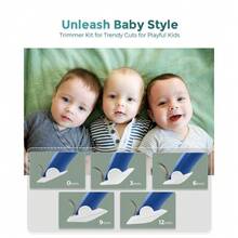 Baistom Baby Hair Clippers, Quiet & Dual-Mode Hair Cutting For 0-12, W - 1 - View 3