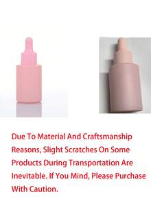 30ml 平肩玻璃，马卡龙色精油瓶，滴管瓶空可再填充磨砂精华精油瓶带玻璃吸管用于化妆品、旅行容器、便携且节省空间、日常携带、户外旅行、家庭使用﻿ - 彩色 - 查看 10