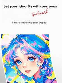 TouchMark 120/80/60/48/36/24 色丙烯马克笔套装,便携绘画,色彩鲜艳,自由挥洒 - 馬克筆(收納袋款) - 查看 10