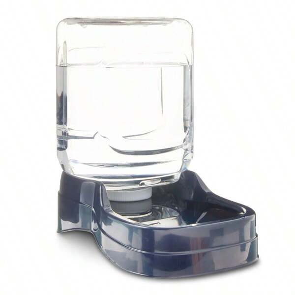 Gravity Pet Waterer, Dark Blue, X-Small For Cats And Dogs, 0.4 Gallons