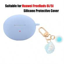 Keychain,Lanyard Suitable For FreeBuds 6i/5i Silicone Protective Case Cover - With Hanging Buckle - View 15