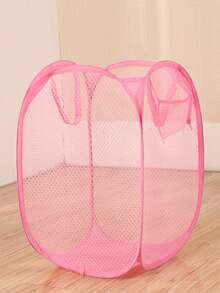 1 件可折叠玩具和娃娃收纳箱、毛绒玩具收纳篮、玩具收纳、透气洗衣容器、玩具和杂物收纳盒、带手柄的大型弹出式洗衣篮、浴室收纳盒、收纳篮、可折叠洗衣篮，适合返校使用 - 彩色 - 查看 21