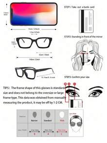 4pcs Blue Light Blocking Glasses - Fashion Square Fake Eyeglasses, Face-Flattering,Anti Ray Computer Gaming Glasses, Blue Blockers Glasses For Women/Men,Daily Versatile School Style - Multicolor - View 5