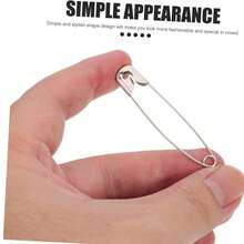 260 alfinetes de tamanhos variados, alfinetes de aço niquelado, alfinetes grandes e pequenos para roupas, artesanato, alfinetes, costura