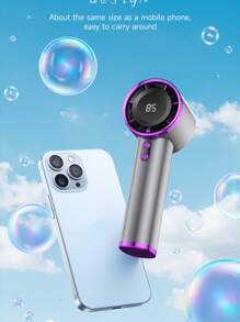 YITUMU Portable Handheld Fan, Speed (1-100) Adjustable Turbo Personal, 1800mAh Battery Rechargeable Cooling Fan, Digital Display, Gifts For Women Men Travel/Camping/Outdoor